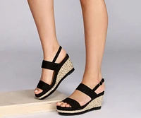 Sassy Sling Back Espadrilles