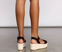 Essential Basic Strap Espadrille Heels