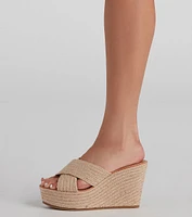 Perfect Summer Style Straw Wedges