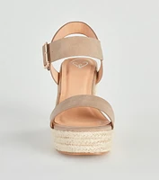 Picnic Time Platform Espadrille Wedges