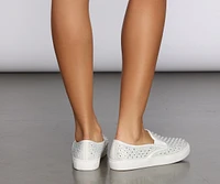 Slip On Rhinestone Sneakers