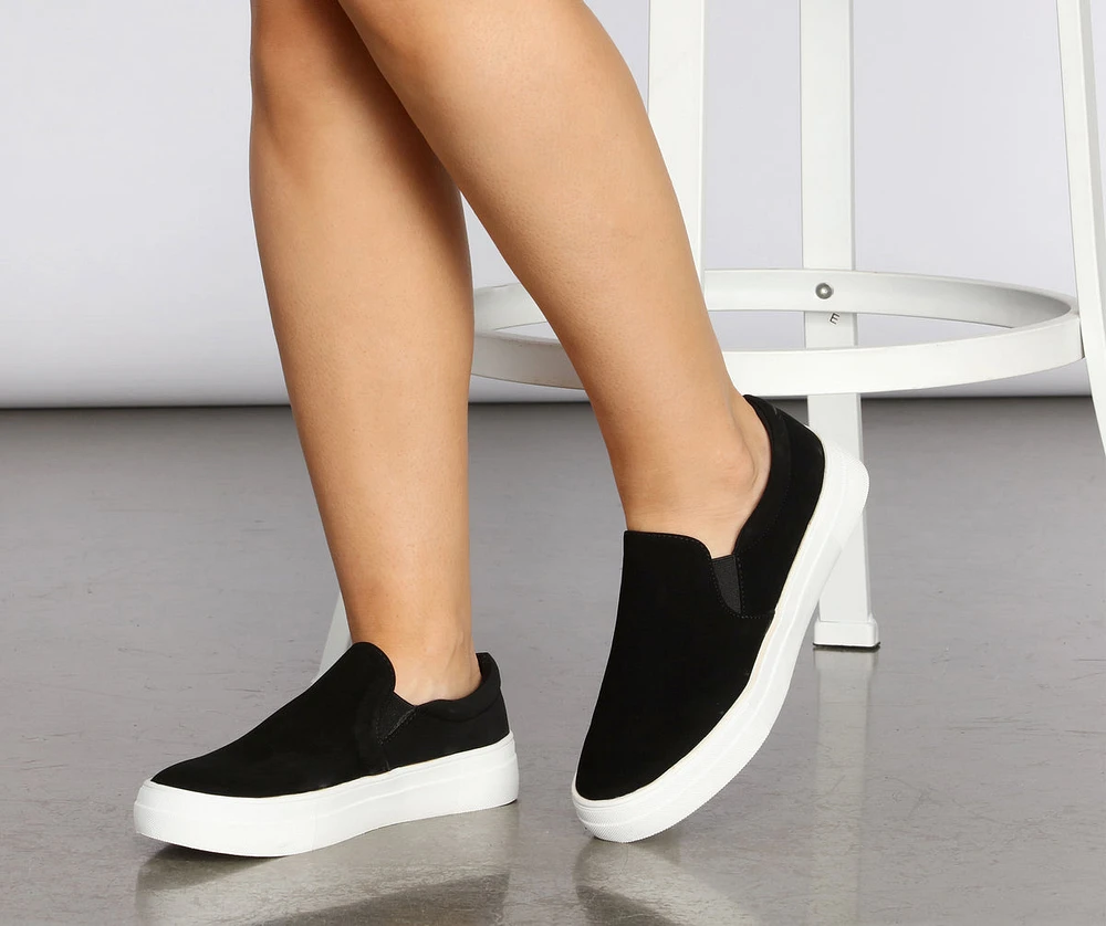 Keep It Casual Slip On Sneakers