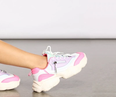 Pretty Pastel Chunky Sneakers