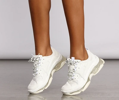 Clearly On Trend Chunky Sneakers