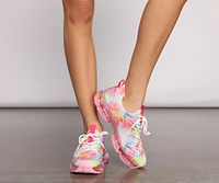 Keep It Trendy Tie Dye Sneakers