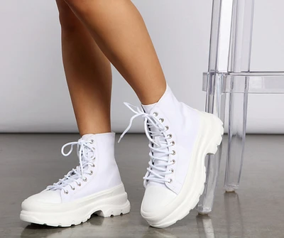 Casual Vibes High Top Sneakers