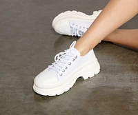 The Classic Lace-Up Chunky Sneakers