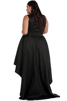 Plus Selena Taffeta High Low Dress