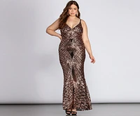 Rosie Formal Sleeveless Sequin Dress