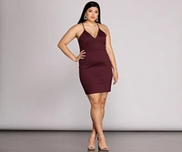 Plus Midnight Dreams Bodycon Dress