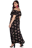 Plus Floral Fiesta Maxi Dress