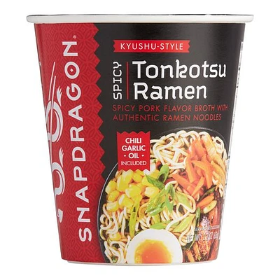 Snapdragon Spicy Tonkotsu Ramen Noodle Soup Cup
