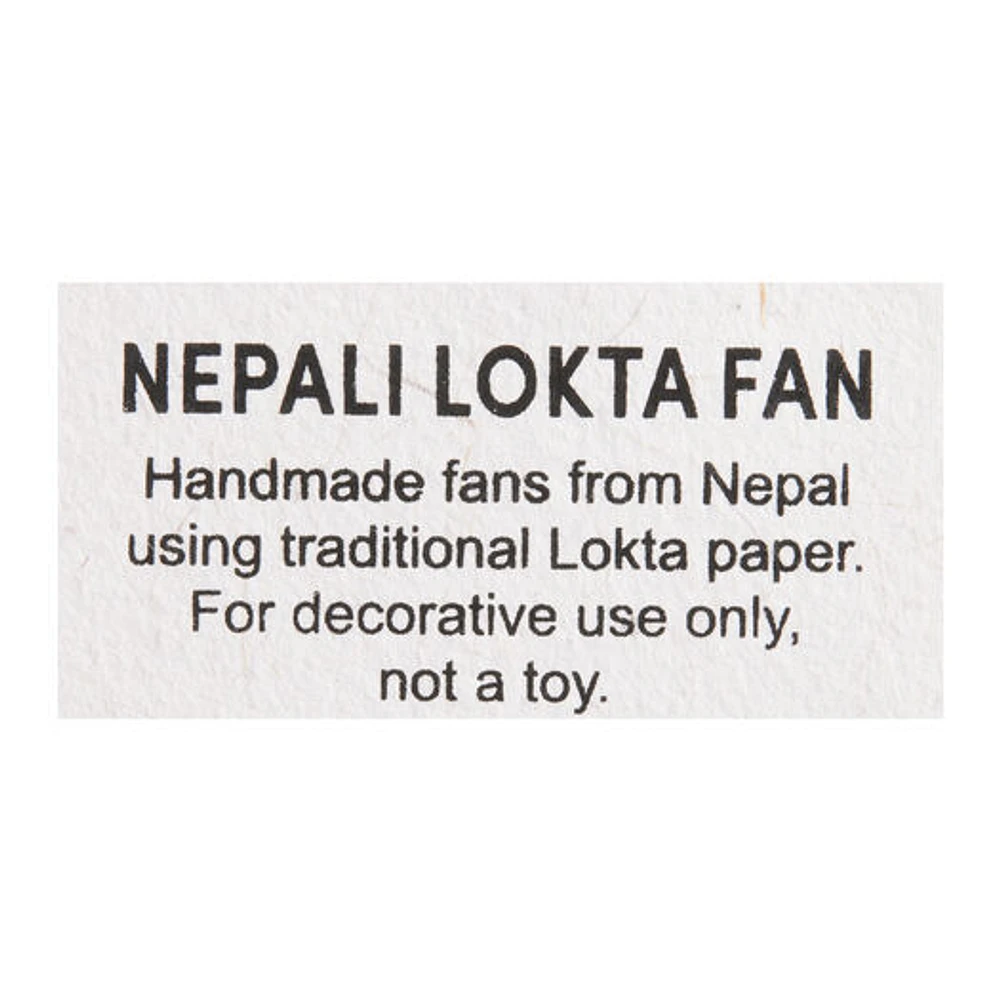 World Market CRAFT Nepalese Lokta Hand Fan Set of 4 | The Market Place