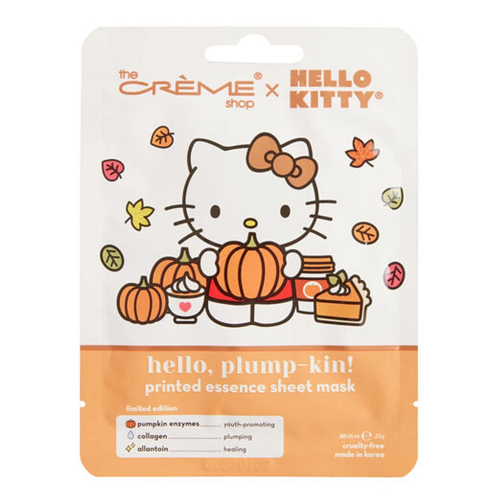 World Market Creme Shop Hello Kitty Plumpkin Korean Beauty Sheet Mask | The  Market Place