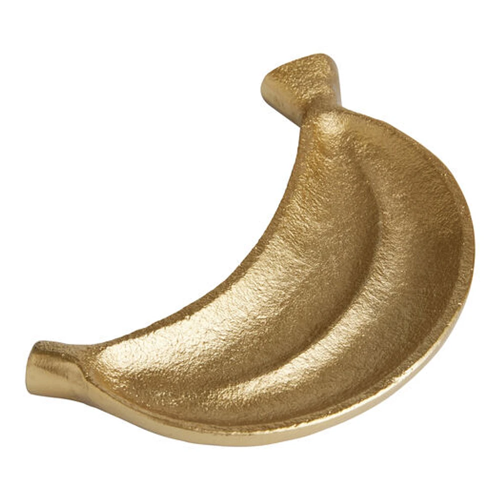 World Market Gold Metal Banana Trinket Dish | The Market Place