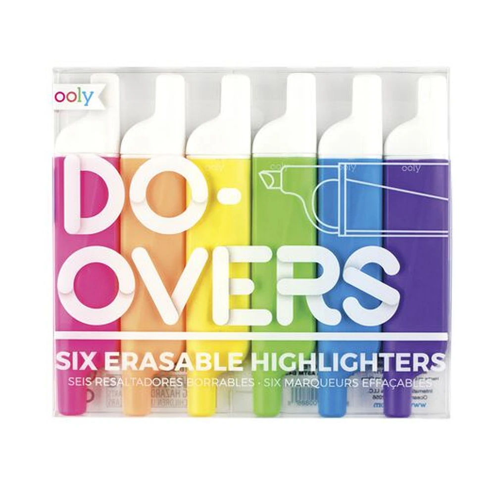 World Market Do Overs Erasable Highlighters 6 Pack | The Market Place