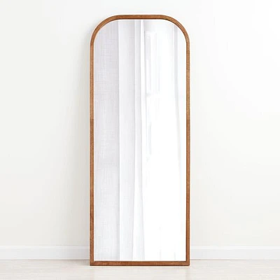 Talia Wood Arched Leaning Full Length Mirror
