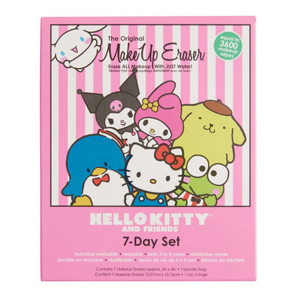 World Market Hello Kitty & Friends Reusable Makeup Eraser 7 Day Set | The  Market Place