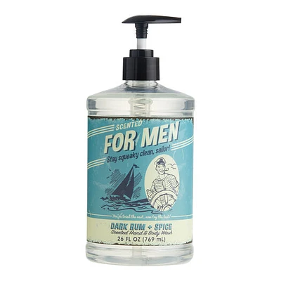 For Men Dark Rum & Spice Hand and Body Wash