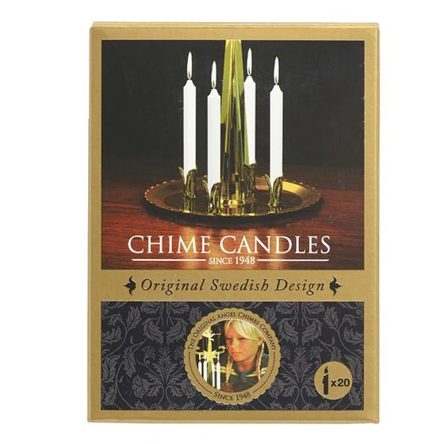 Gold Metal Chime Replacement Candles 20 Count