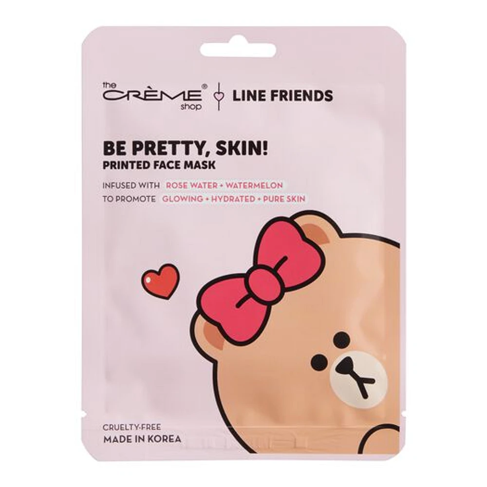 World Market Creme Shop Be Pretty Line Friends Korean Beauty Sheet Mask |  The Market Place