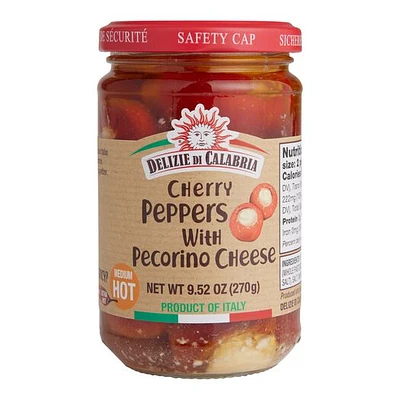 Delizie di Calabria Pecorino Cheese Stuffed Cherry Peppers