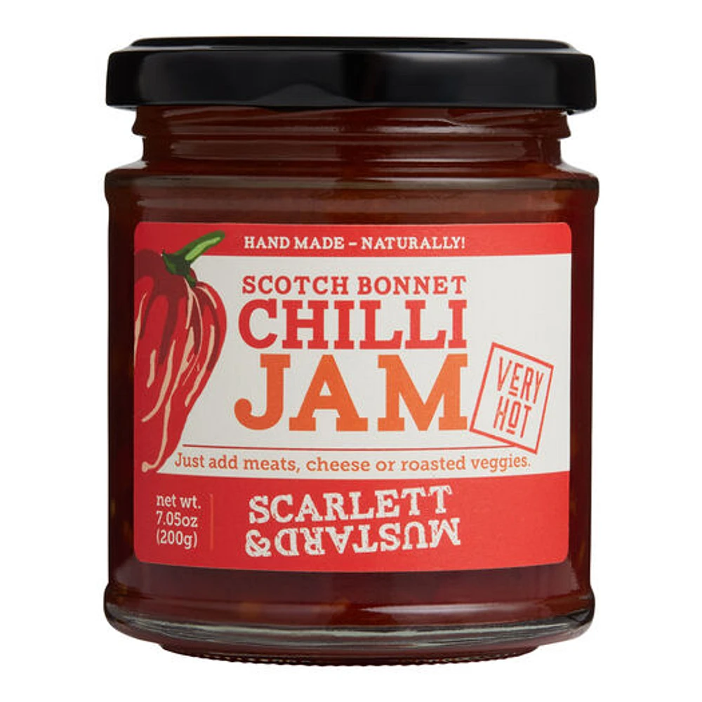 World Market Scarlett & Mustard Scotch Bonnet Chili Jam | The Market Place