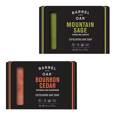 Barrel and Oak Men's Exfoliating Bar Soap