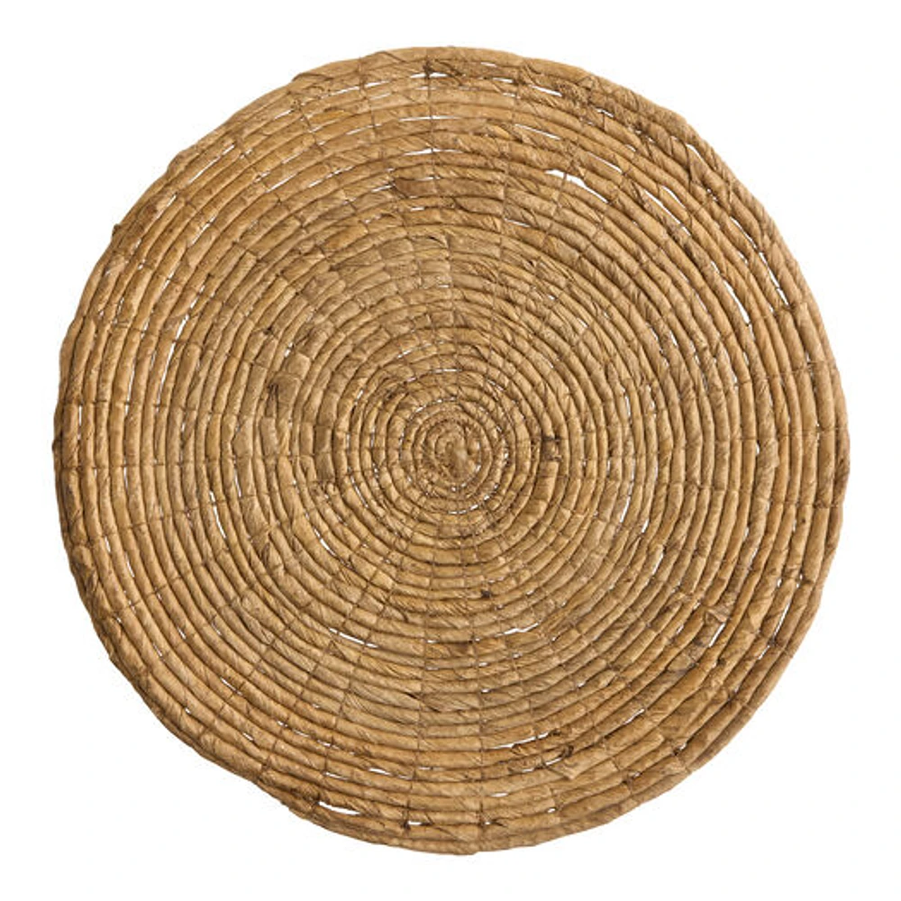 World Market Round Natural Fiber Woven Spiral Placemat Set of 4 | The  Market Place