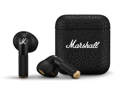 Auriculares Bluetooth True Wireless MARSHALL Minor IV (In Ear - Microfone - Preto)