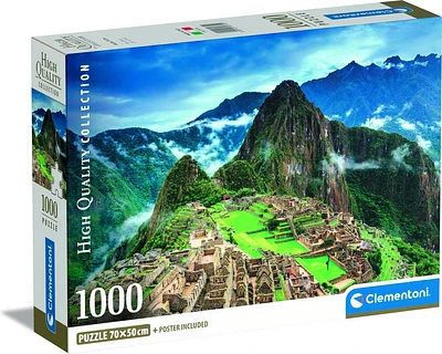 Puzzle 2D CLEMENTONI Compact Machu Picchu (1000 Piezas - 14 Años)