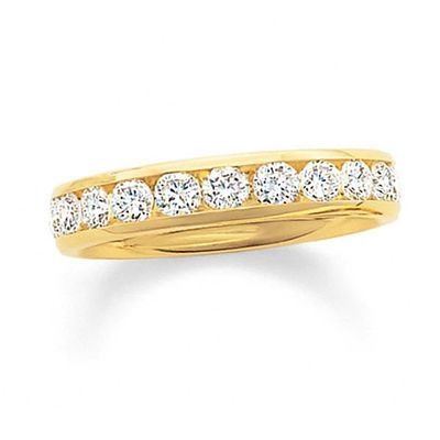 1/2 CT. T.w. Diamond Channel Band in 14K Gold