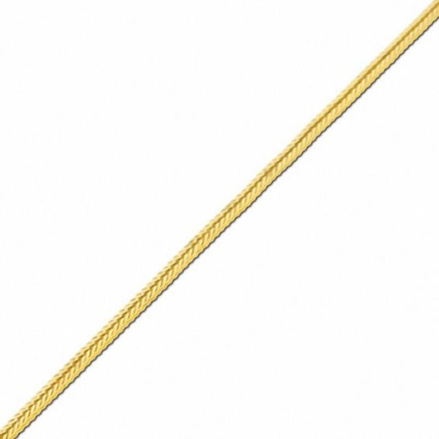 Ladies' 1.1mm Foxtail Chain Necklace in 14K Gold - 18"