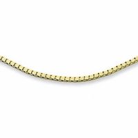 Ladies' 0.70mm Box Chain Necklace in 14K Gold - 18"