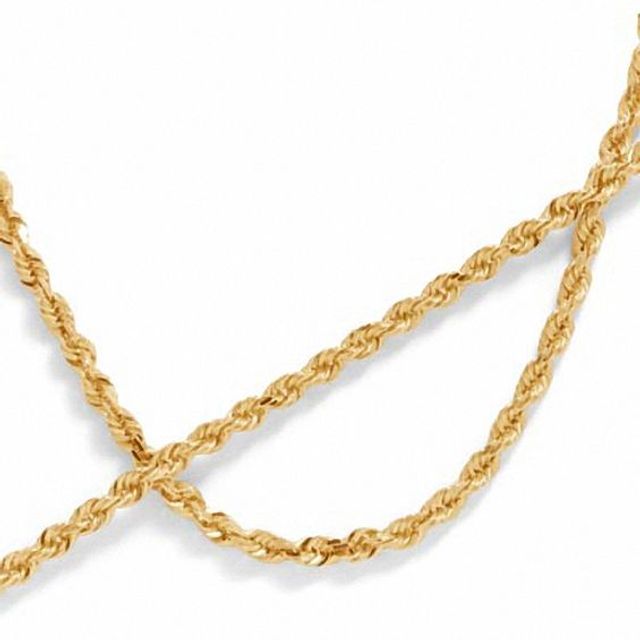 10K Gold Rope Chain and Bracelet Set