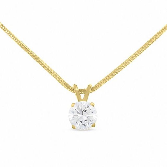 1-1/2 CT. Certified Diamond Solitaire Pendant in 14K Gold