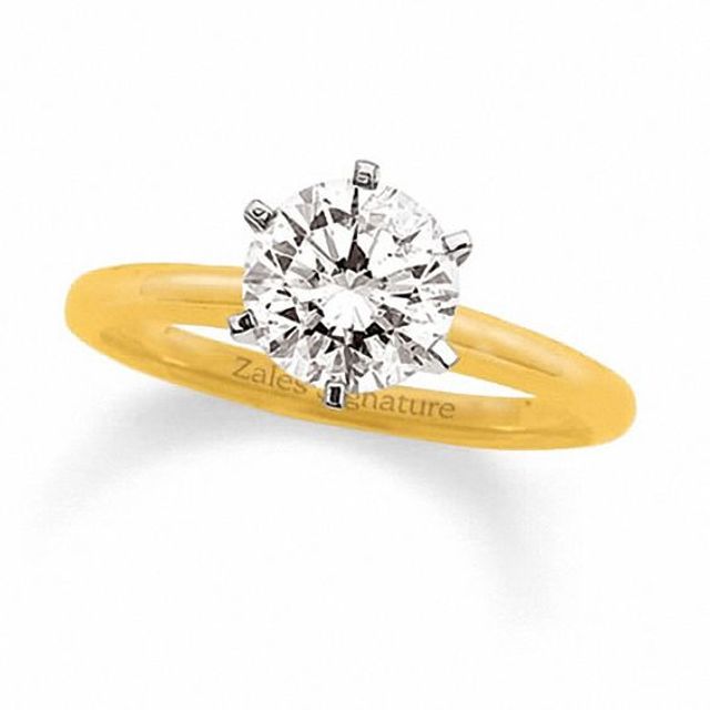 1-1/2 CT. Certified Diamond Solitaire Engagement Ring in 18K Gold