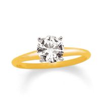 2 CT. Diamond Solitaire Engagement Ring in 14K Gold