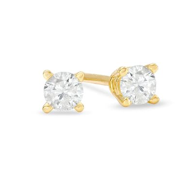 CT. T.w. Diamond Solitaire Stud Earrings in 14K Gold