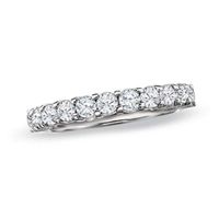 1 CT. T.w. Diamond Prong Band in 14K White Gold