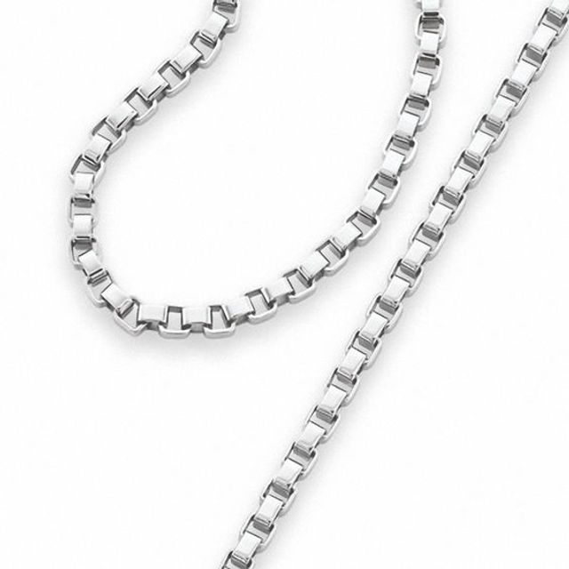 Zales Men's 11.8mm Curb Chain Necklace in Sterling Silver - 24