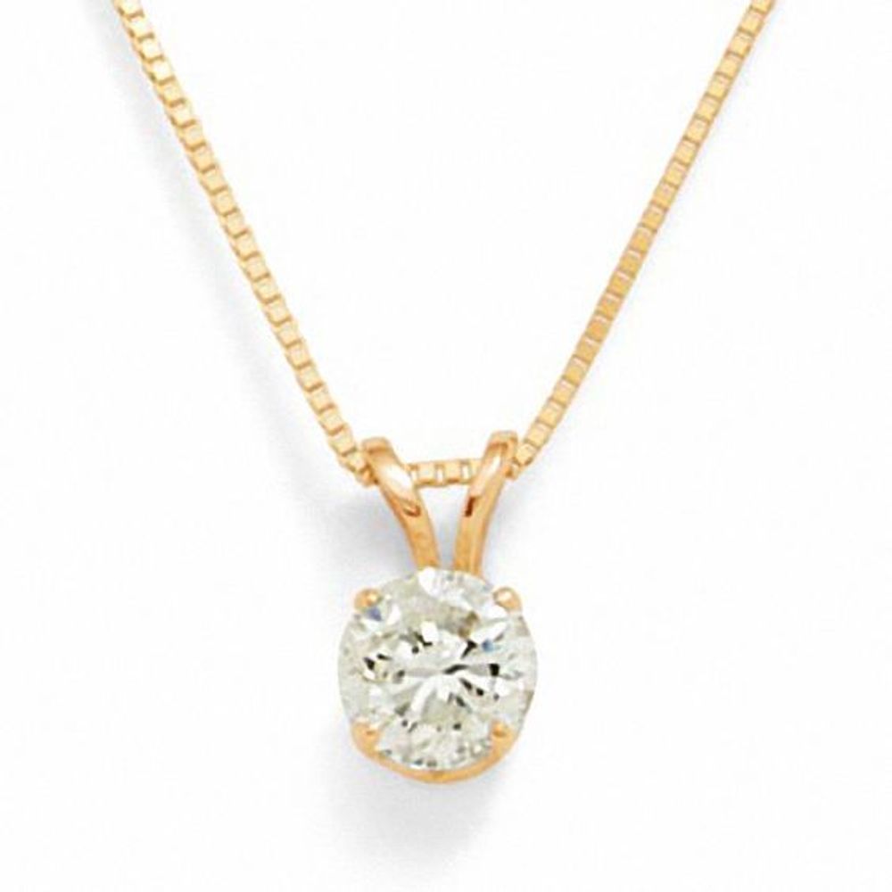 Zales 1 Ct. Diamond Solitaire Pendant