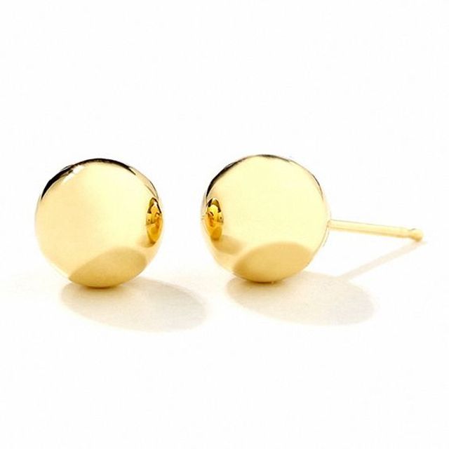 14K Gold 7.0mm Ball Stud Earring