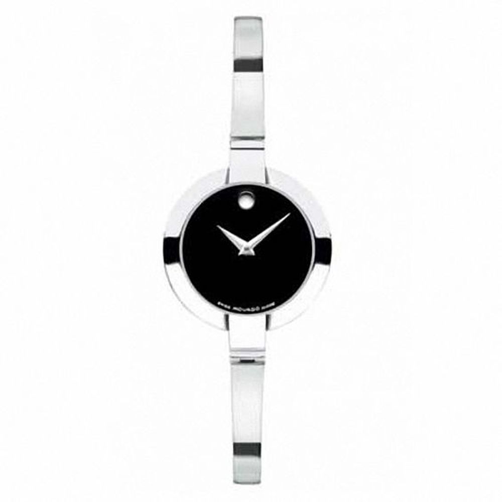 Ladies' Movado Bela Stainless Steel Bangle Watch (Model: 0605853)