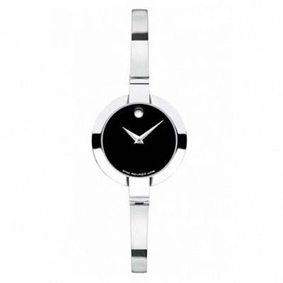 Ladies' Movado Bela Stainless Steel Bangle Watch (Model: 0605853)