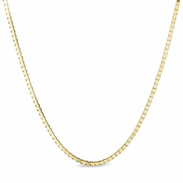 0.52mm Box Chain Necklace in 14K Gold - 16"