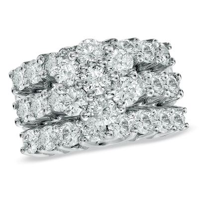 4 CT. T.w. Diamond Bridal Set in 14K White Gold