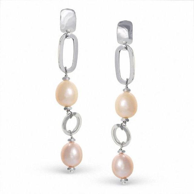 Freshwater Cultured Pearl Drop Earrings