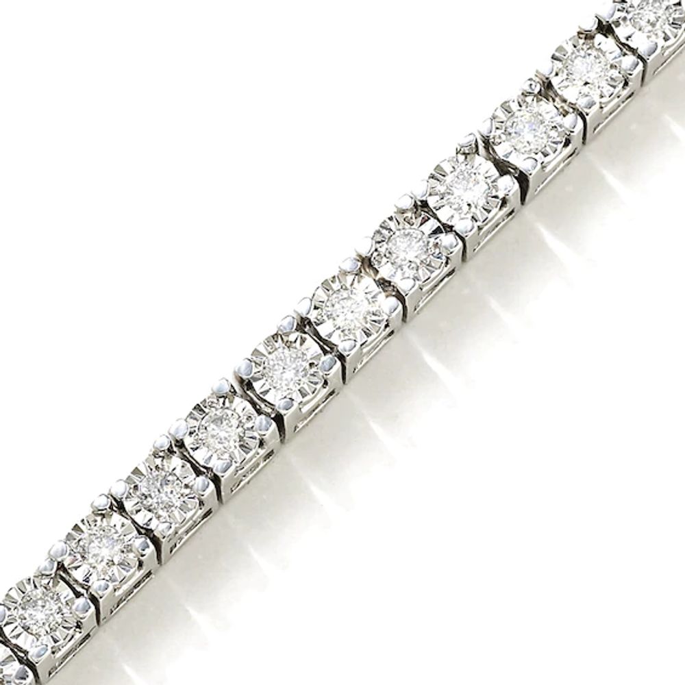 1-1/2 CT. T.w. Diamond Tennis Bracelet in Sterling Silver