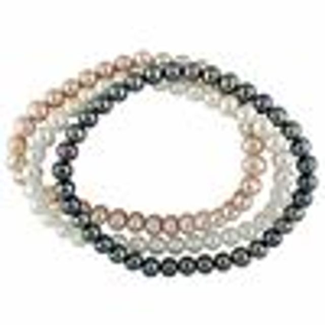 Cultured Freshwater Pearl Bracelet Set